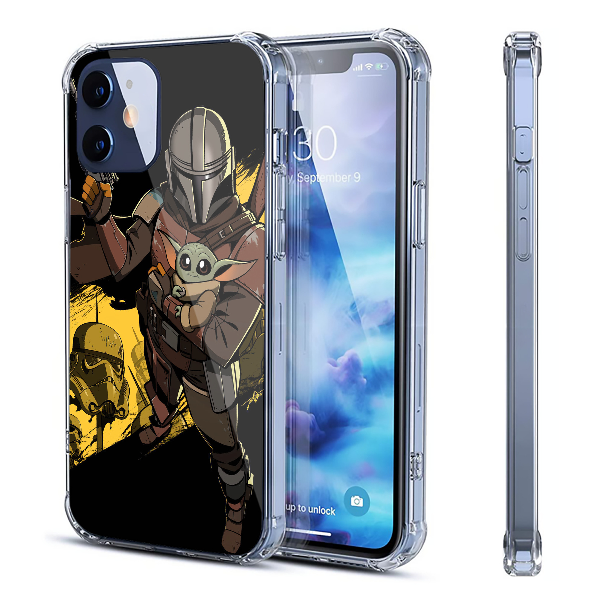 （画像用） スター・ウォーズ Star Wars 【iPhone 12シリーズ対応】透明スマホケース（クリアソフトケース）
